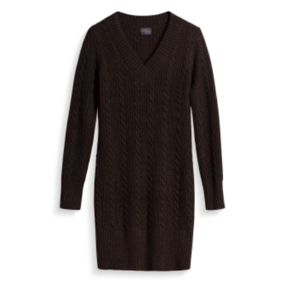 NWOT Sweater dress. Beautiful, thick cable-knit.